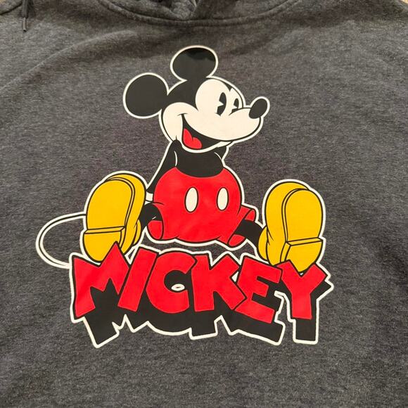 Disney Mickey Mouse Cute Graphic Hooded Sweatshirt Sz.M - Picture 3 of 7